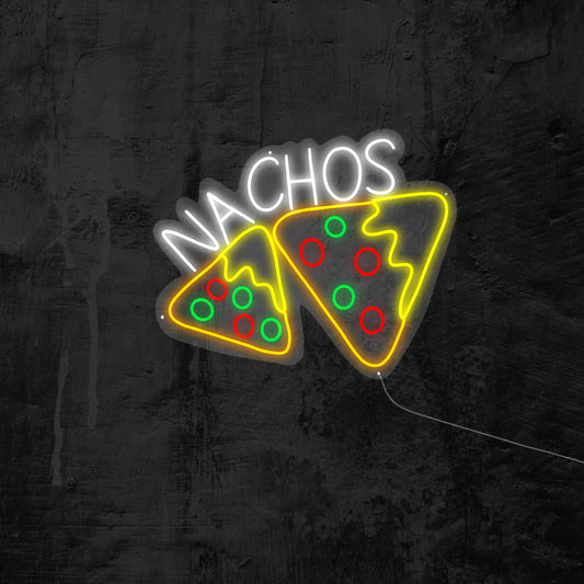 Food Restaurant Nachos Neon Sign