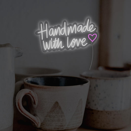 Homemade with Love Neon Sign