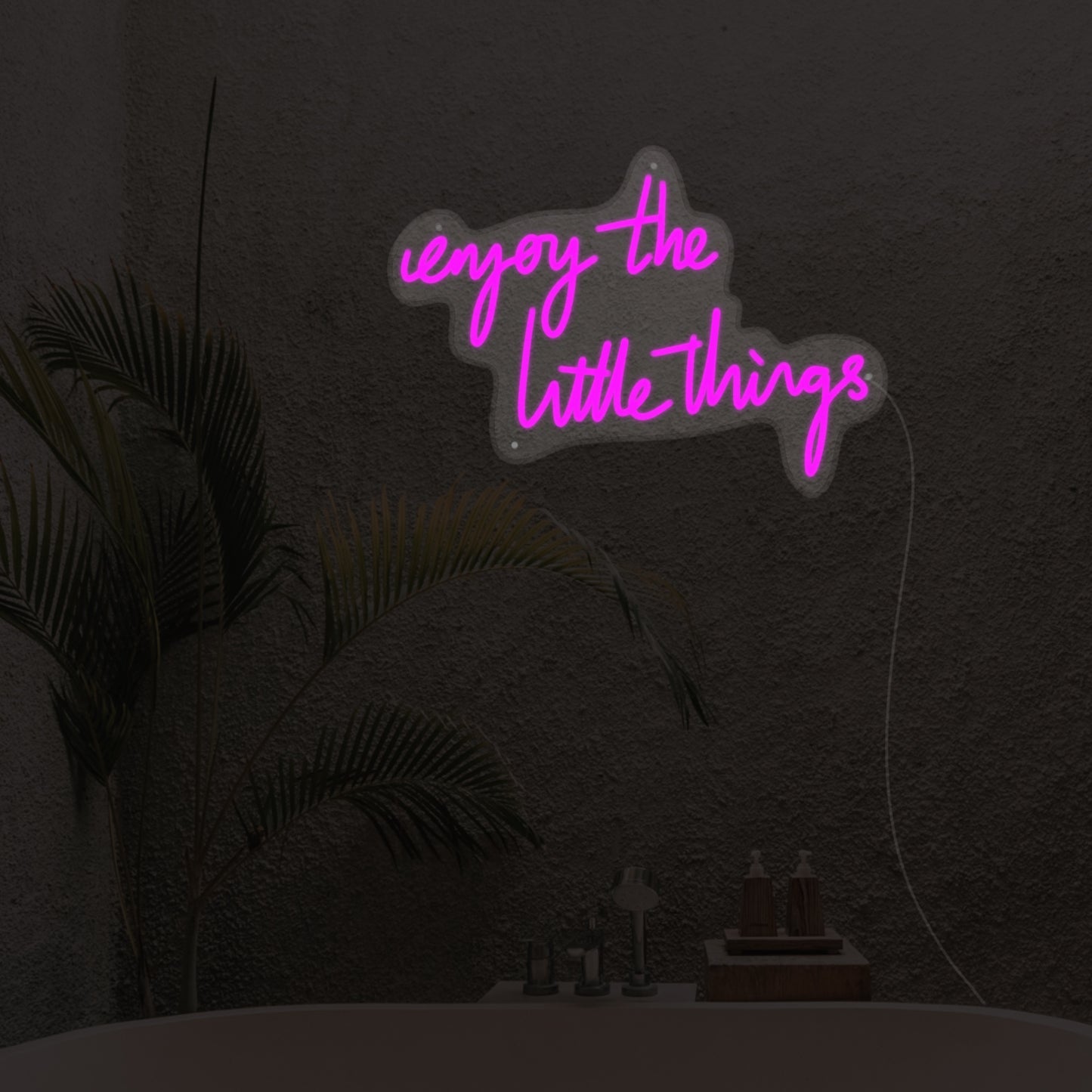 Enjoy The Little Things Neon Sign