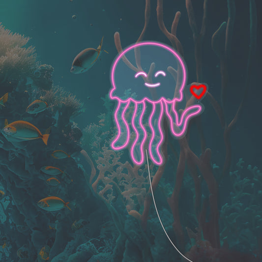 Jellyfish Neon Light