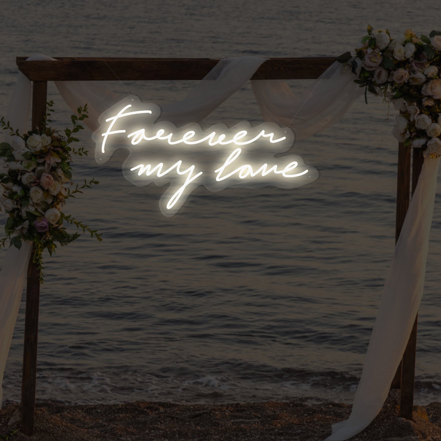 Forever My Love Wedding Neon Sign
