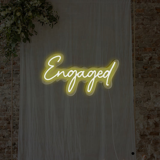 Engaged Wedding Neon Sign